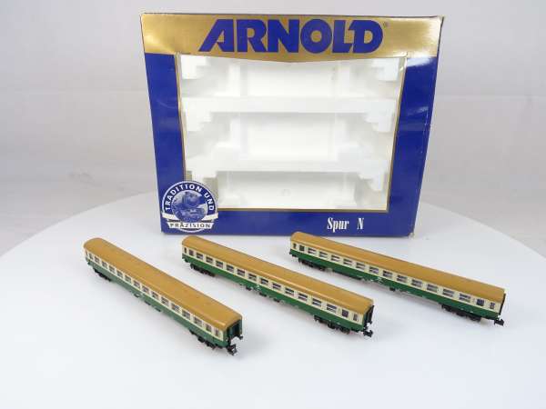 Arnold 0328 Personen-Wagen-Set der DR, 3-teilig, OVP, M 1:160