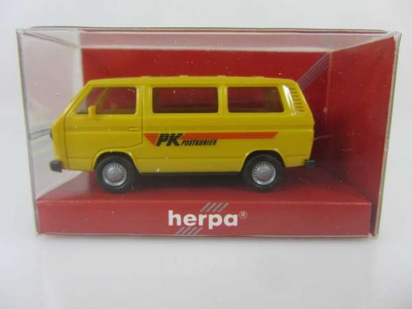 HERPA 4127 1:87 VW Bully Bus Postkurier neu mit OVP