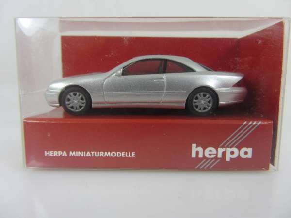 HERPA 32889 1:87 MB CL Coupe silbern neu mit OVP