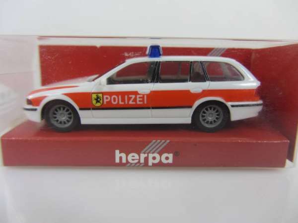 HERPA 44790 1:87 BMW 5er Touring Polizei neu mit OVP