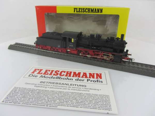 Fleischmann 1155 Dampflokomotive Br. 55 4455 der DB in Wechselstrom, neuw. mit OVP