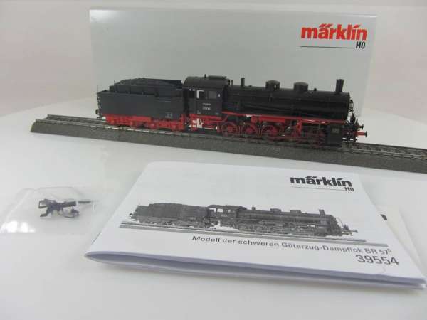 Märklin 39554 Dampflokomotive Br 57 565 der DB in schwarz mit OVP