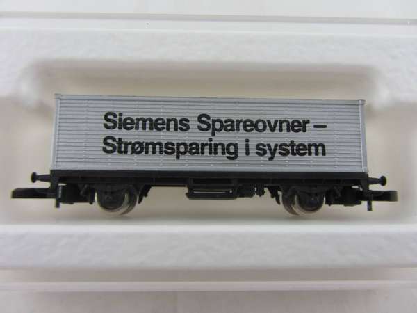 Märklin 8615 Containerwagen Sondermodell SIEMENS Schweden Spareovner mit Box, Rarität