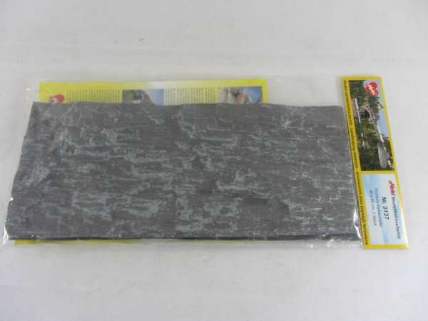 Heki 3137 Felsfolie Kalkschiefer 40x18cm, 2 Stück, neuwertiger Zustand
