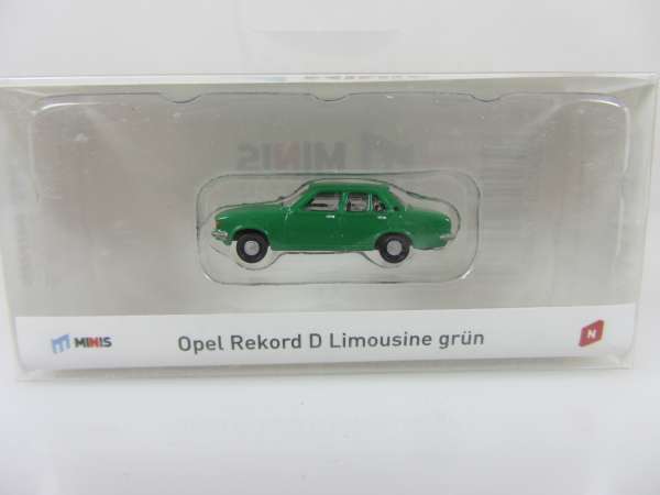 Lemke LC4502 Opel Record D Limosine grün, Neu,OVP,M1:160