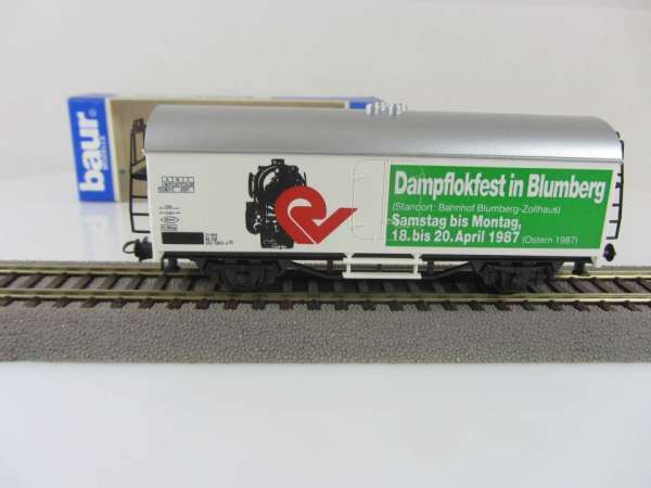Baur HO Kühlwagen Eurovapor Dampflokfest Blumberg mit Verpackung
