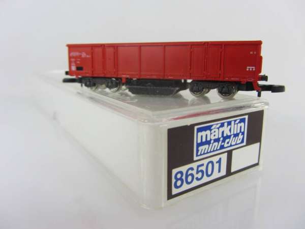 Märklin 86501 Schienenreinigungswagen der DB rot 4-achsig, sehr guter Zustand mit OVP