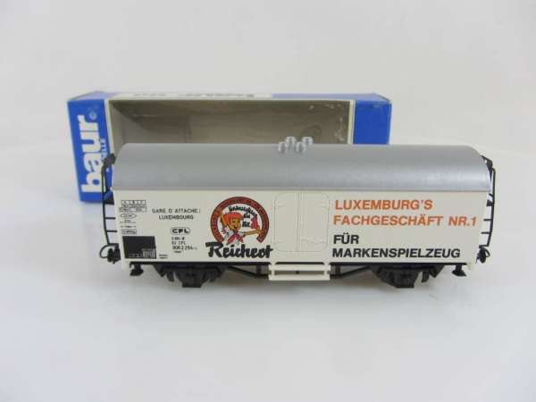 Baur HO CFL/DB Kühlwagen Reichert Luxemburg/Trier mit Verpackung