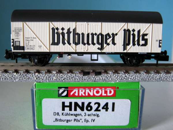 Arnold HN6241 DB Kühlwagen,Bierwagen Bitburger Pils EP,IV