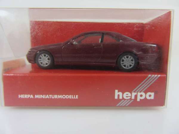 HERPA 22880 1:87 MB CL Coupe weinrot neu mit OVP