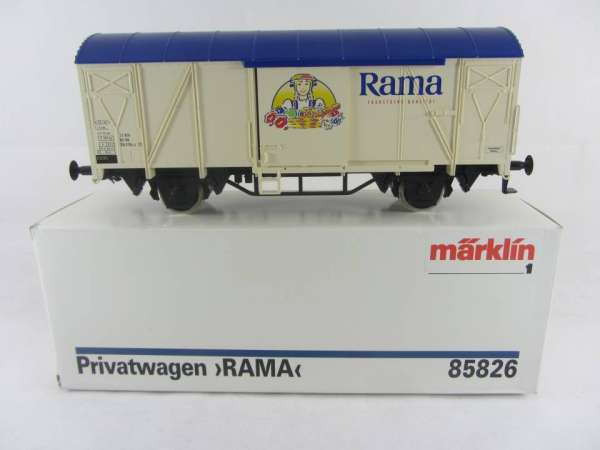 Märklin 85826 Spur 1 Gedeckter Güterwagen RAMA, guter Zustand mit OVP