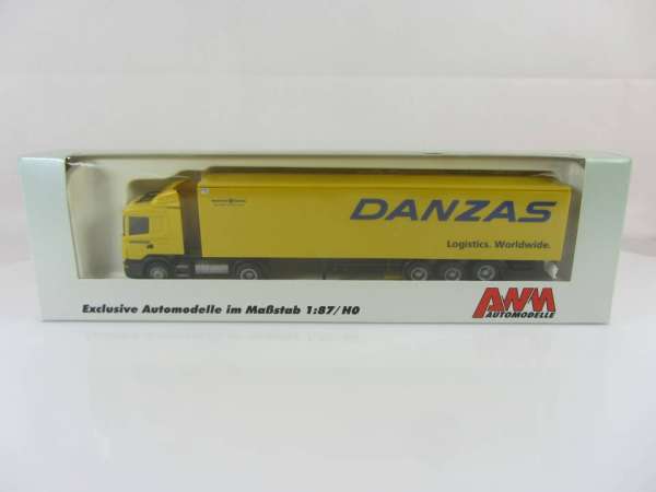 AWM 71422 1:87 LKW Scania Sattelzug Danzas, sehr guter Zustand, mit OVP